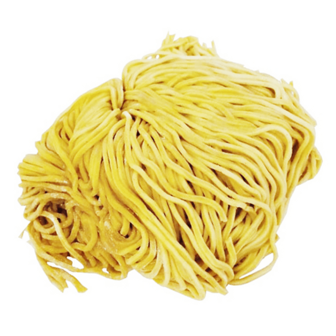 Japanese yellow ramen noodles