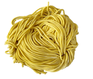 Japanese ramen yellow noodles
